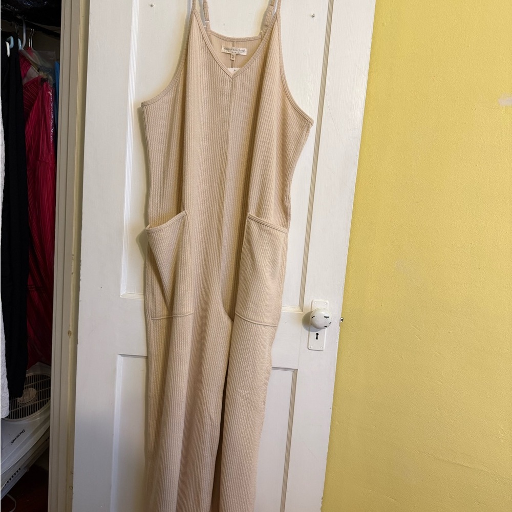 Simply Southern Cream Ribbed Top - Picture 1 of 4